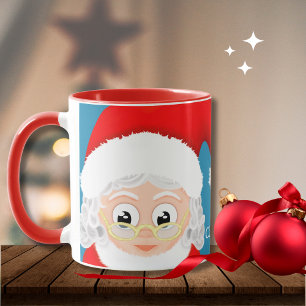 Caneca De Café Feliz Natal da Sra. Claus
