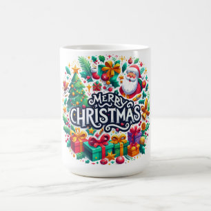Caneca De Café Feliz Natal Desejos
