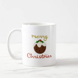 Caneca De Café Feliz Natal+Design Pudim