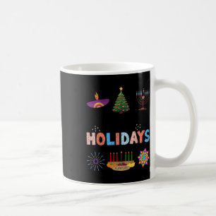 Caneca De Café Feliz Natal Diwali Kwanzaa Hanukkah