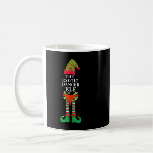Caneca De Café Feliz Natal do Grupo de Correspondência Elf Dançan