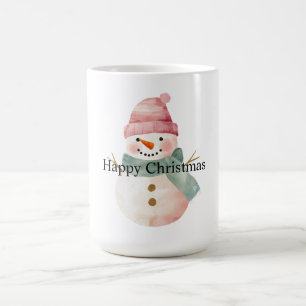 Caneca De Café Feliz Natal do Snowman