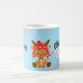 Caneca De Café Feliz Natal Donner Reindeer