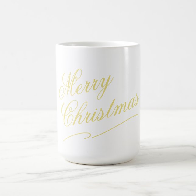 Caneca De Café Feliz Natal Dourado (Centro)