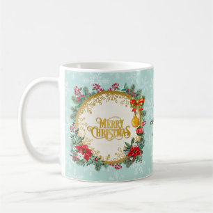 Caneca De Café Feliz Natal e Ano Novo Pelo Amor