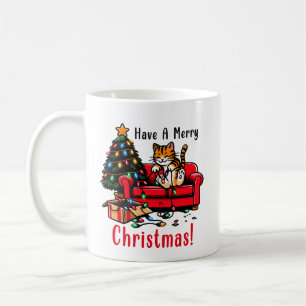Caneca De Café Feliz Natal e Feliz ano novo   Férias Festivas