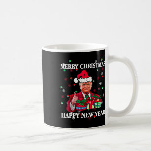 Caneca De Café Feliz Natal E Feliz ano novo Trump Levem Amer