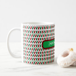 Caneca De Café Feliz Natal Elegante e moderno personalização
