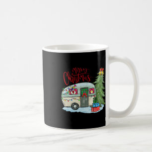 Caneca De Café Feliz Natal Feliz Camper Divertido Camping Life Fa