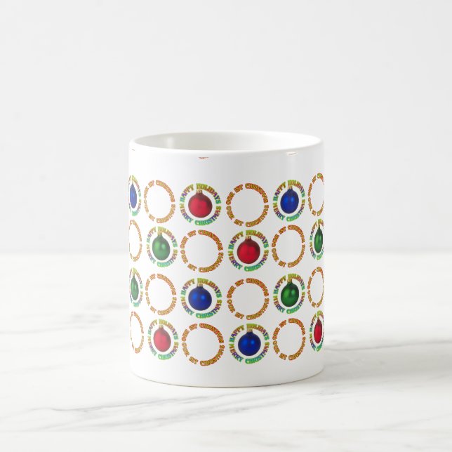 Caneca De Café Feliz Natal Feliz Férias Nosso Primeiro Natal (Centro)