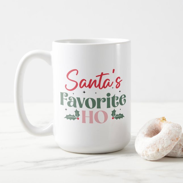 Caneca De Café Feliz Natal Festivo dos papais noeis (Com Donut)