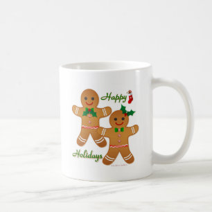 Caneca De Café Feliz Natal Gingercake Man Boy