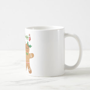 Caneca De Café Feliz Natal Gingercake Man Boy