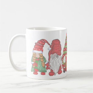 Caneca De Café Feliz Natal Gnomos Para Presente de Natal