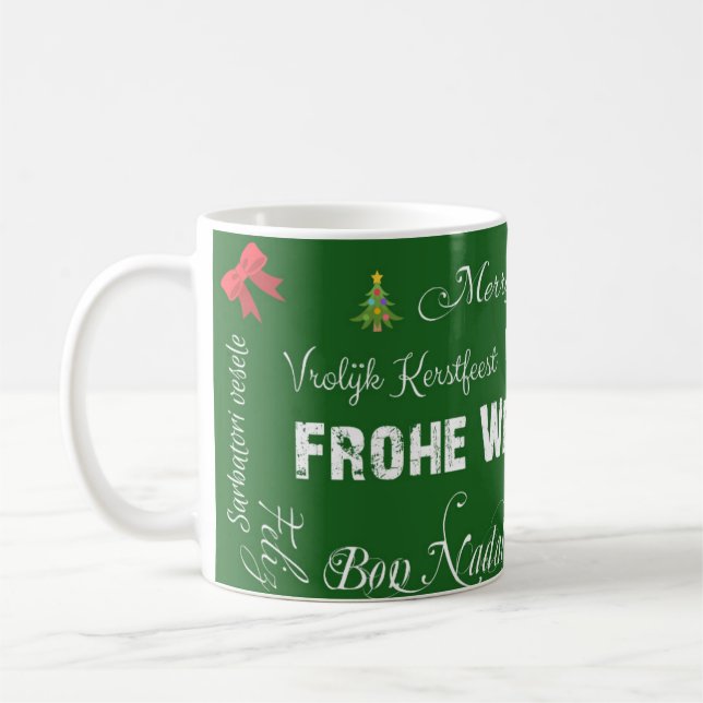 Caneca De Café Feliz Natal, Heißer Magie! (Esquerda)