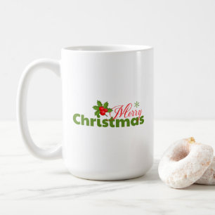 Caneca De Café Feliz Natal Holly Mug