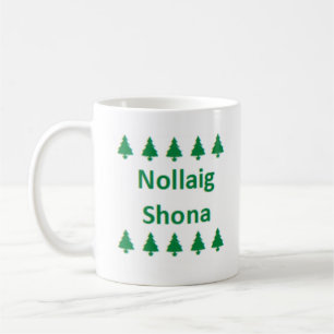 Caneca De Café feliz natal irlandês