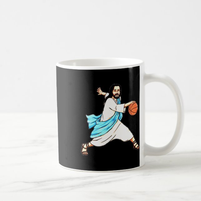 Caneca De Café Feliz Natal Jesus Tocar Feriado Divertido de Byske (Direita)
