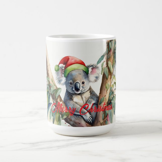 Caneca De Café Feliz Natal Koala sentado em Gumtree (Centro)