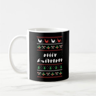 Caneca De Café Feliz Natal - Língua de Sinais Americana I