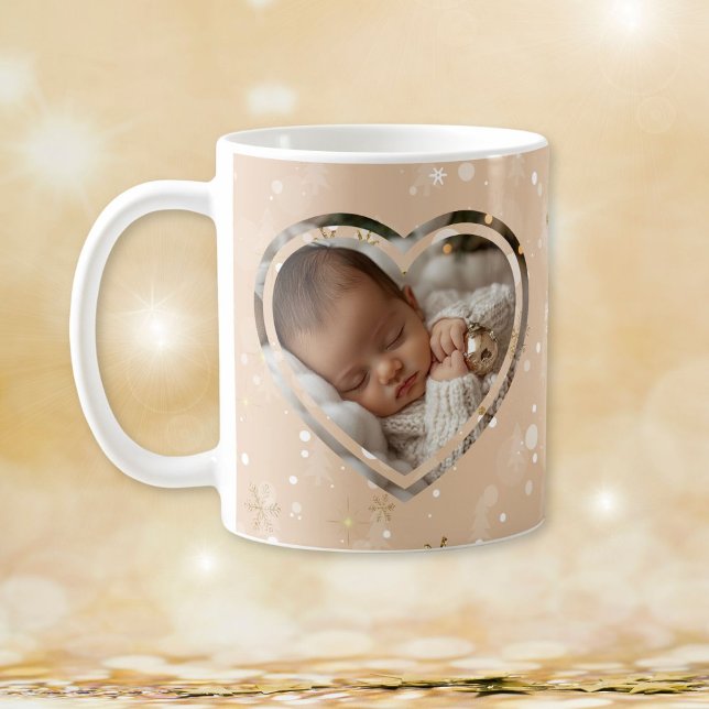 Caneca De Café Feliz Natal Mãe Mug (Criador carregado)