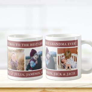 Caneca De Café Feliz Natal Melhor Avó Personalizado