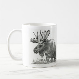 Caneca De Café Feliz Natal Moose