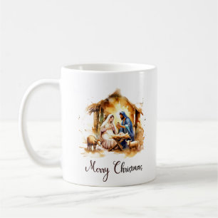 Caneca De Café Feliz Natal Natividade