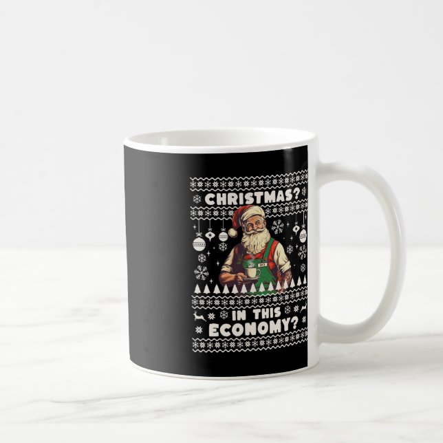 Caneca De Café Feliz Natal Nesta Inflação Econômica Chris Feio (Direita)