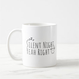 Caneca De Café Feliz Natal - Noite Silenciosa Sim Certo