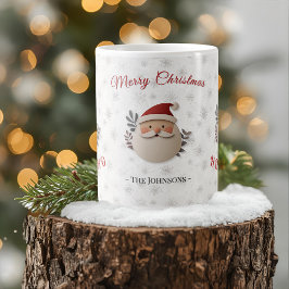 Caneca De Café Feliz Natal Papai Noel – Ho Ho Ho Personalizado