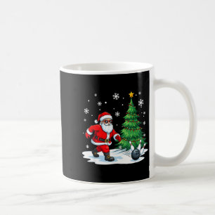 Caneca De Café Feliz Natal Papai Noel Jogando Boliche Srt Amantes