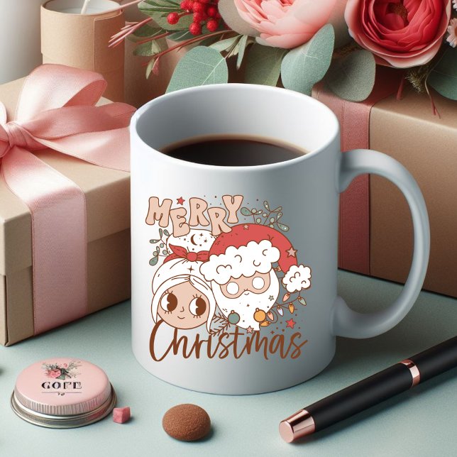 Caneca De Café Feliz Natal para todos os Bebendos de café (Criador carregado)