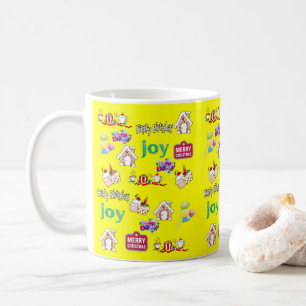 Caneca De Café Feliz Natal Parabéns Mug