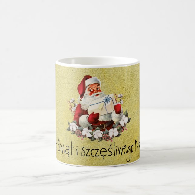 Caneca De Café Feliz Natal Presente para o avô (Centro)