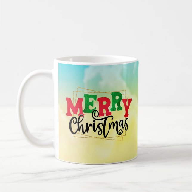 Caneca De Café Feliz Natal - Quadro 80716 (Esquerda)