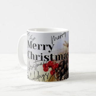 Caneca De Café Feliz Natal Rustico