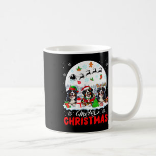 Caneca De Café Feliz Natal Três Papais noeis Elf Reindeer Bernese