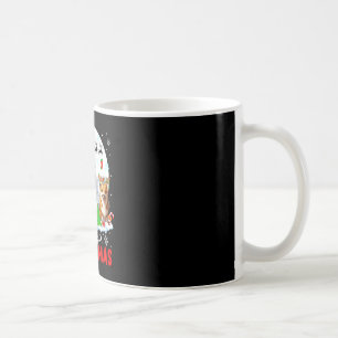 Caneca De Café Feliz Natal Três Papais noeis Elf Reindeer Corgis