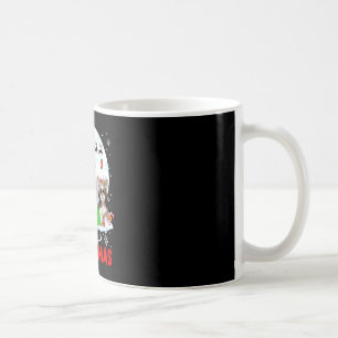 Caneca De Café Feliz Natal Três Papais noeis Elf Reindeer Shih Tz