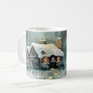 Caneca De Café Feliz Natal Y Todos Maravilhosos Noite de Inverno