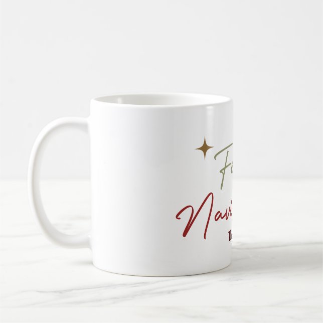 Caneca De Café Feliz Navidad Coffee Mug (Esquerda)