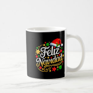 Caneca De Café Feliz Navidad Espanhol Natal Mexicano Xmas Feriado
