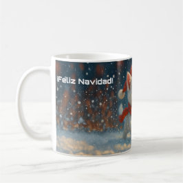 Caneca De Café Feliz Navidad - Kitten - Gift - Mug
