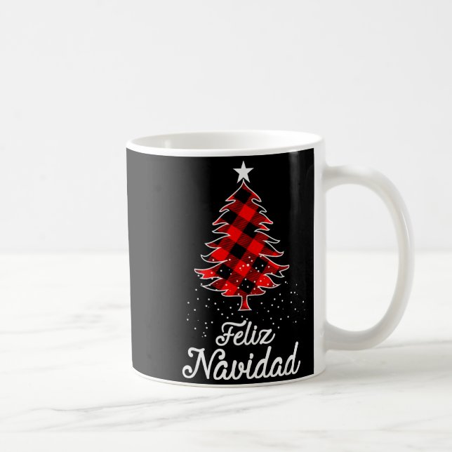 Caneca De Café Feliz Navidad Shirts Family - Christmas Trees Buff (Direita)