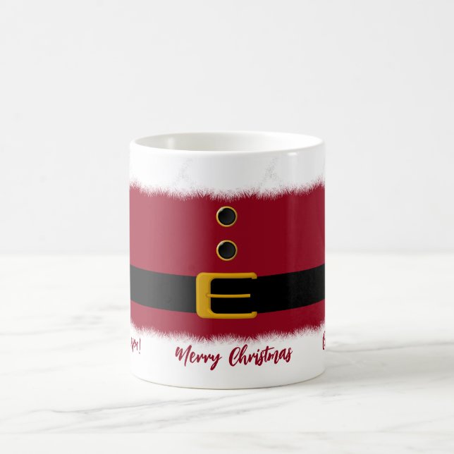 Caneca De Café Feliz Papai noel de Natal- (Centro)