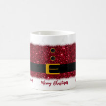 Feliz Papai noel de Natal - Vermelho Azuzente