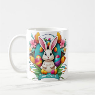 Caneca De Café Feliz Páscoa