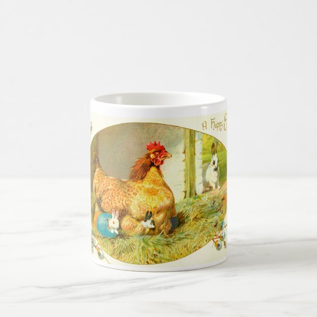 Caneca De Café Feliz Páscoa (Centro)