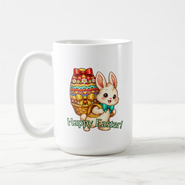 Caneca de Café Feliz Páscoa (Esquerda)